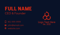 Caution Business Card example 3