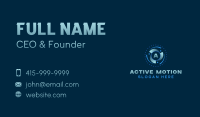 Propeller Motion Startup Business Card Image Preview