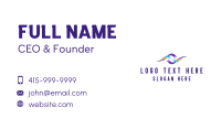 Creative Startup Wave Business Card