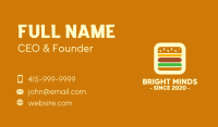 Burger App Business Card