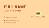 Burger App Business Card