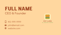 Burger App Business Card Image Preview