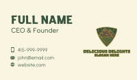 Triangle Meadow Badge Business Card