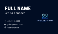 Tech Link Cube Business Card Design