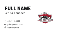 Sports Car Detailing Business Card