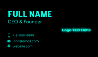 Stencil Business Card example 2