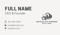 Industrial Concrete Mixer Business Card Image Preview