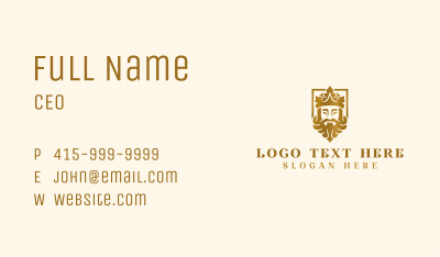 Luxury King Crown Business Card
