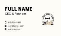 Veterinary Dog Pug Business Card