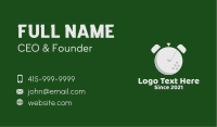 Golf Ball Alarm Clock  Business Card