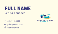 Pressure Wash Housekeeping Business Card