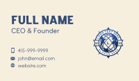 International Geography Compass Business Card