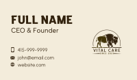 Bison Rodeo Ranch Business Card
