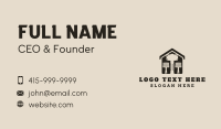 House Paint Brush Mallet Business Card Design