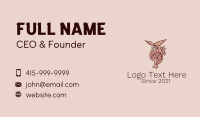 Medieval Business Card example 4