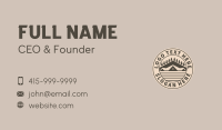 Cabin House Roofing Business Card
