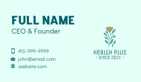Flowering Business Card example 1
