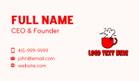 Ghost Devil Cup Business Card Design