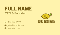 Organic Lemon Cactus  Business Card Design