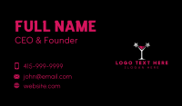 Star Cocktail Bar Business Card Design