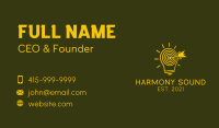 Light Bulb Target  Business Card