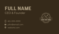 Carpentry Builder Tools Business Card