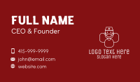 Healthcare Worker Man  Business Card