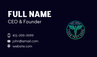 Medical Caduceus Wellness Business Card