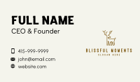 Brown Deer Animal Business Card Design