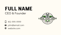 Hammer Paintbrush Contractor Business Card