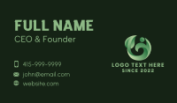 Human Leaf Garden Business Card Design