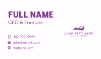 Eyelash Extension Beautician Business Card Design