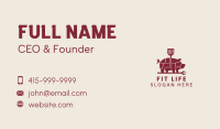 Pork Barbecue Grill  Business Card