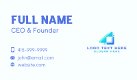 Abstract Tech Business Business Card Design
