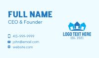 Blue Subdivision Residence  Business Card