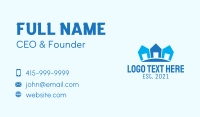 Blue Subdivision Residence  Business Card Design