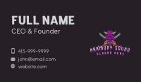 Sword Business Card example 4