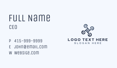 Aerial Drone Photography Business Card