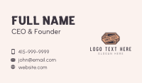 Carpentry Workshop Saw Business Card