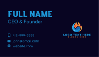 Cooling Flame Energy Business Card