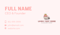 Cupcake Food Truck Business Card