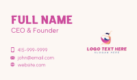 Jumping Fitness Gymnast Business Card Design