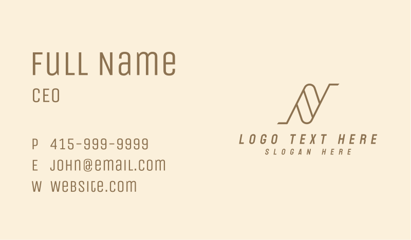 Legal Business Card example 2
