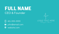 Stretching Business Card example 2