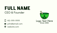 Herbal Mortar & Pestle Business Card