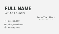 Arrow Fashion Wordmark Business Card Design