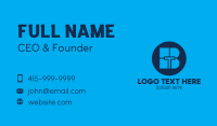 Blue Tech BT Business Card Design