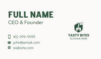 Services Business Card example 1