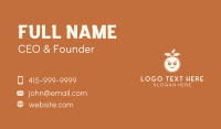 Round Leaf Face Business Card