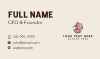Hugging Business Card example 1